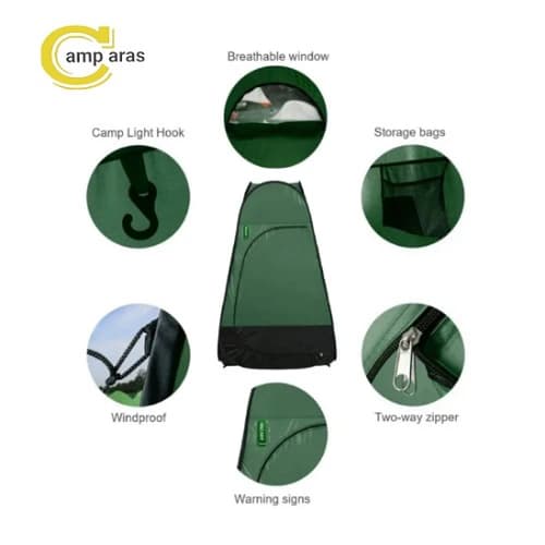 چادر حمام یک نفره نیچرهایک مدل Naturehike NH17Z002-P — تصویر ۵