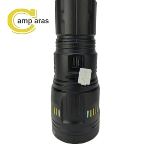 چراغ قوه شارژی یامائو مدل YAMAO YM-G601 زوم دار — تصویر ۷