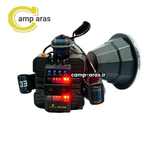 چراغ پیشانی شارژی زینگارو ZINGARO WH-2300 اصل — تصویر ۶
