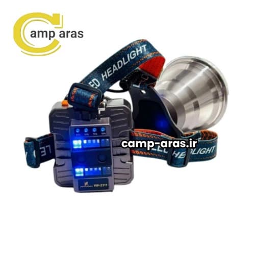چراغ پیشانی شارژی زینگارو Zingaro WH-2311 فوق حرفه ای — تصویر ۶