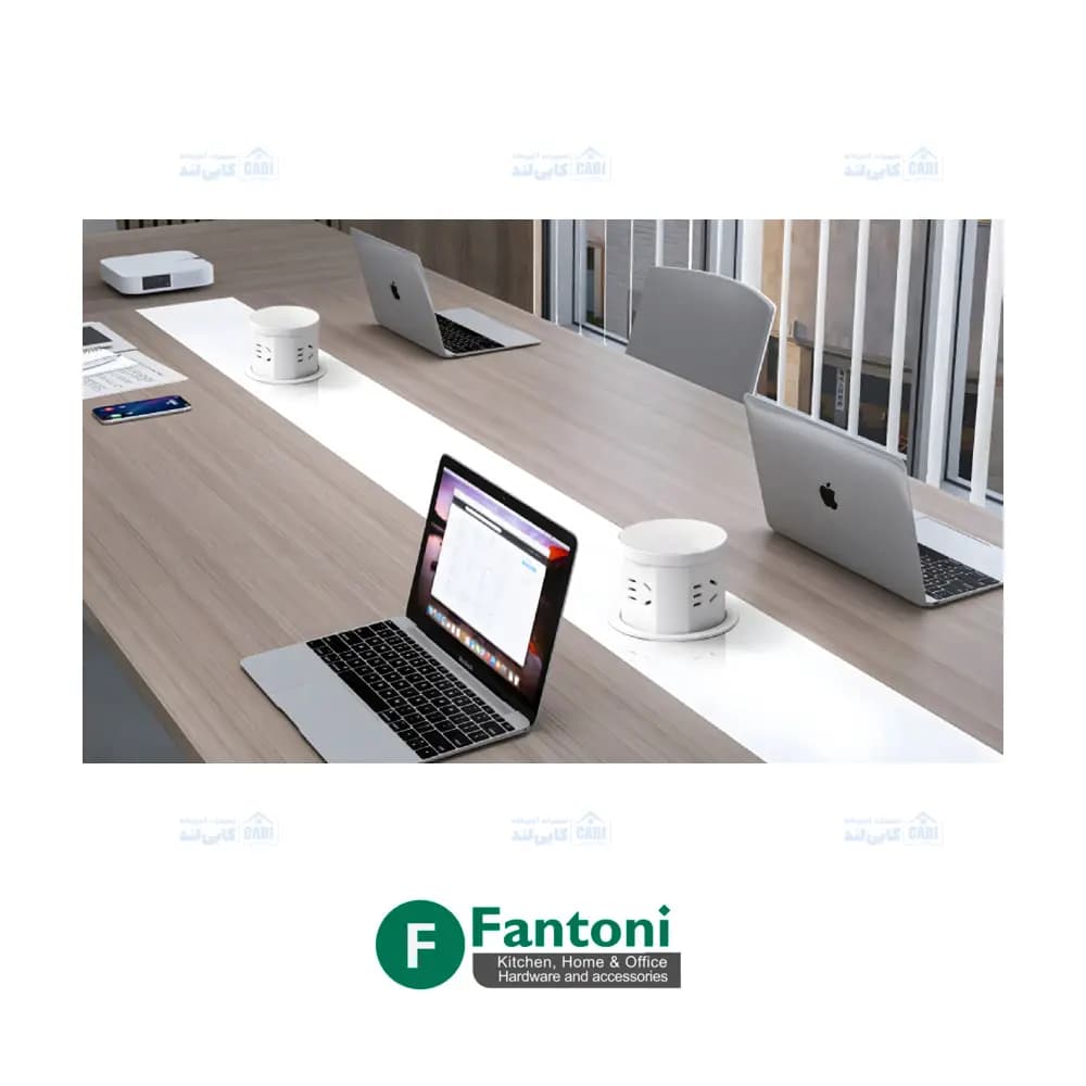 پریز برق لیفت آپ دستی مدل FlipPlug رنگ مشکی فانتونی N374 — تصویر ۲