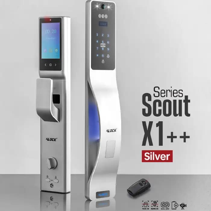قفل هوشمند دیجیتال ALOCK مدل Scout (X1++) Silver