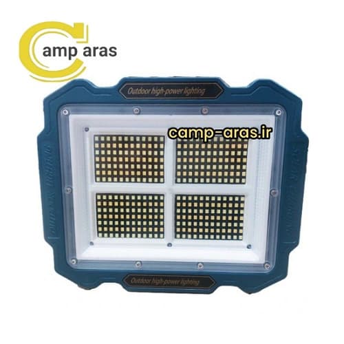 پروژکتور شارژی خورشیدی 3 پنل مدل W-8150-4 — تصویر ۳