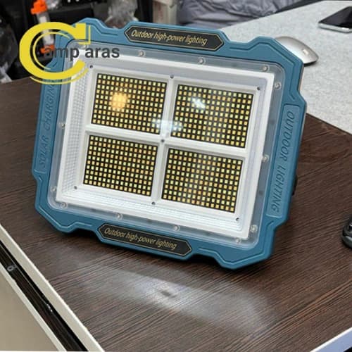پروژکتور شارژی خورشیدی 3 پنل مدل W-8150-4 — تصویر ۹
