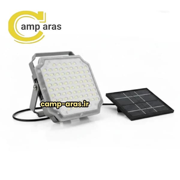 پروژکتور شارژی خورشیدی اسمال سان XQ-9100 چراغ قوه دار