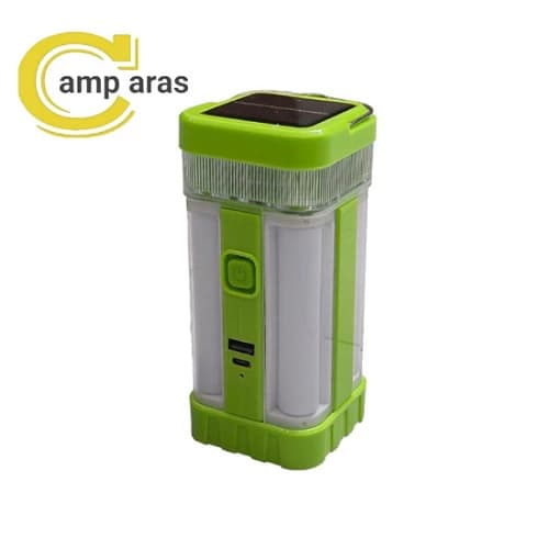 چراغ فانوسی شارژی خورشیدی مدل GSH-1168 دو حالته — تصویر ۳