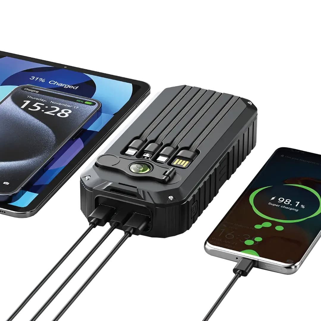 پاوربانک گرین لاین Solar mate ظرفیت 20000 میلی آمپر ساعت با توان ۲۲٫۵ وات — تصویر ۴