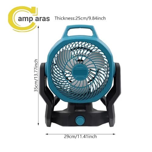 پنکه برقی شارژی لیتیوم فن LITHIUM FAN پایه دار — تصویر ۷