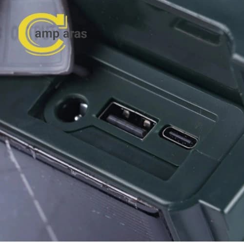 پروژکتور و پاوربانک شارژی خورشیدی UXI BL-950 — تصویر ۸