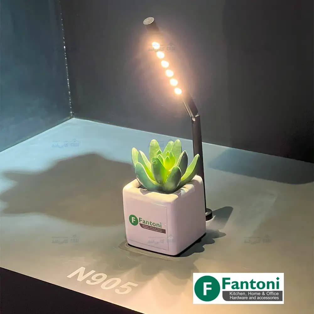 چراغ LED پایه دار مشکی بلک پال فانتونی N905 — تصویر ۲