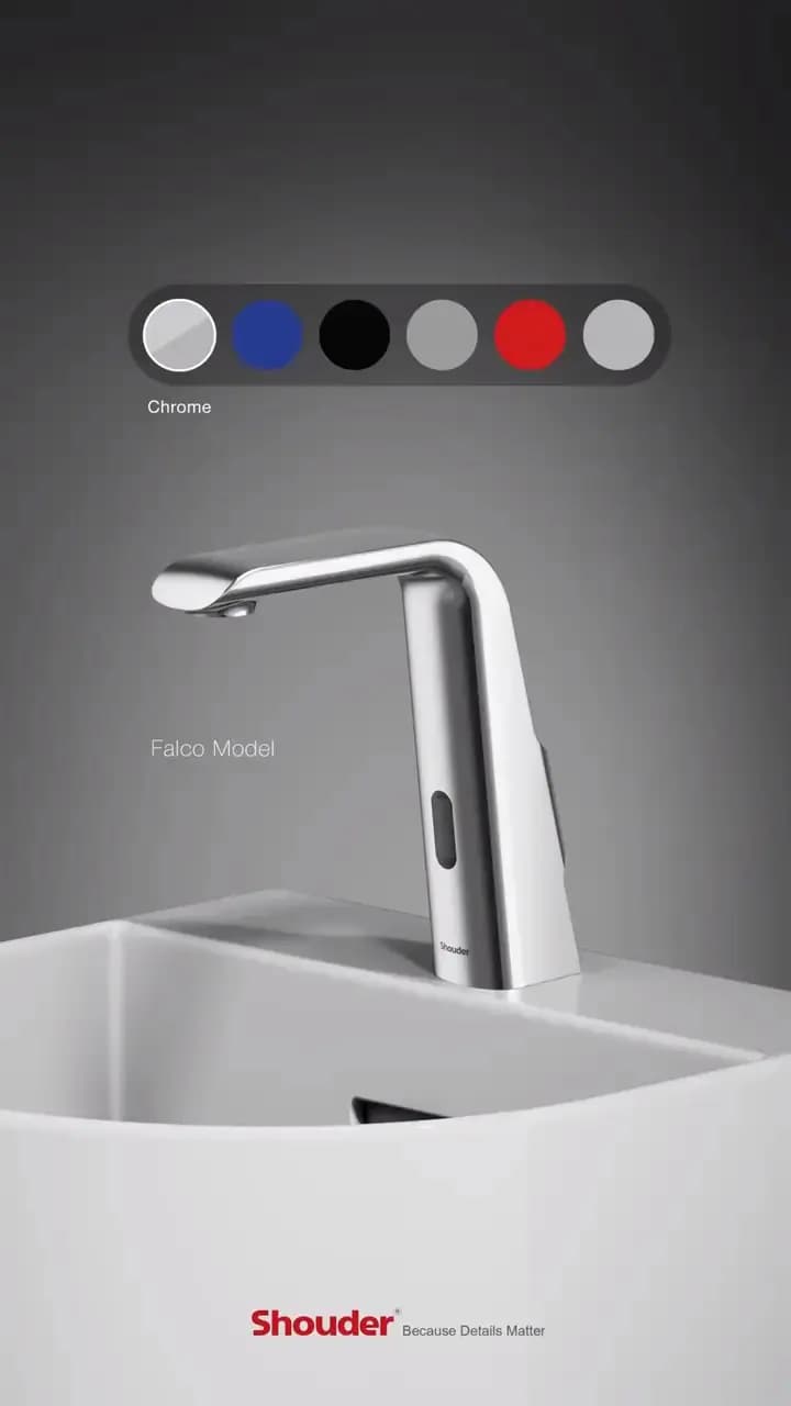 شیر روشویی چشمی شودر مدل فالکو — تصویر ۲