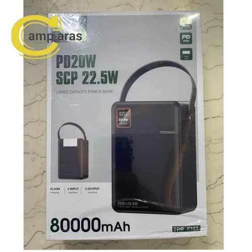 پاوربانک تاپومکس 80 هزار میلی آمپر TPB-F103 TOPOMAX اصل — تصویر ۷