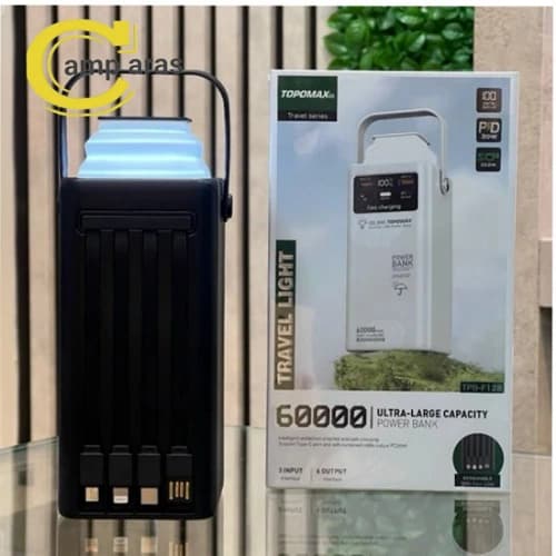 پاوربانک تاپومکس 60 هزار میلی آمپر TPB-F128 TOPOMAX اصل — تصویر ۳