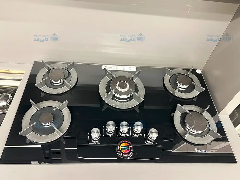اجاق گاز صفحه ای شیشه ای ۵ شعله داتیس مدل DG-596