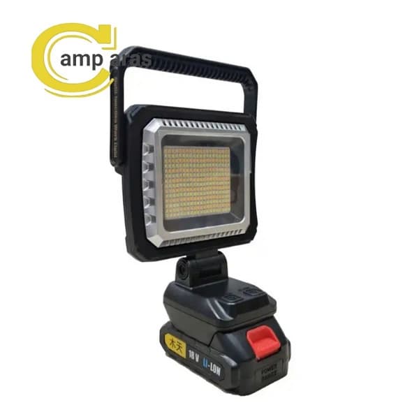 پروژکتور شارژی چندکاره W8128-2 پایه دار — تصویر ۲
