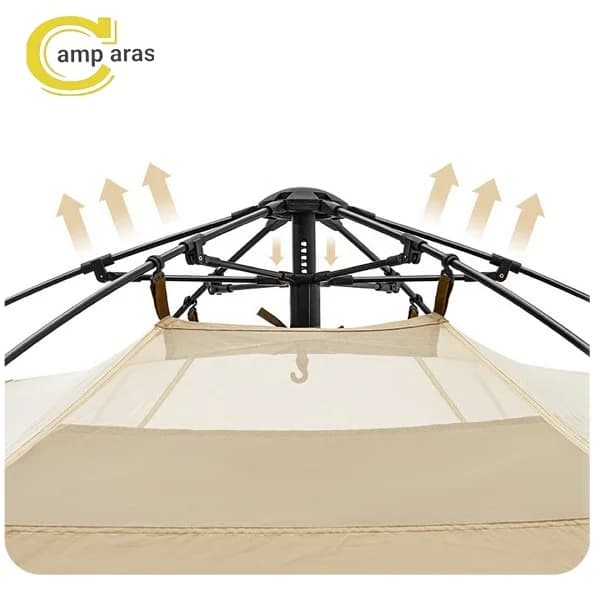 چادر حمام توالت دو کابین اتوماتیک نیچرهایک NH22ZP006 — تصویر ۸