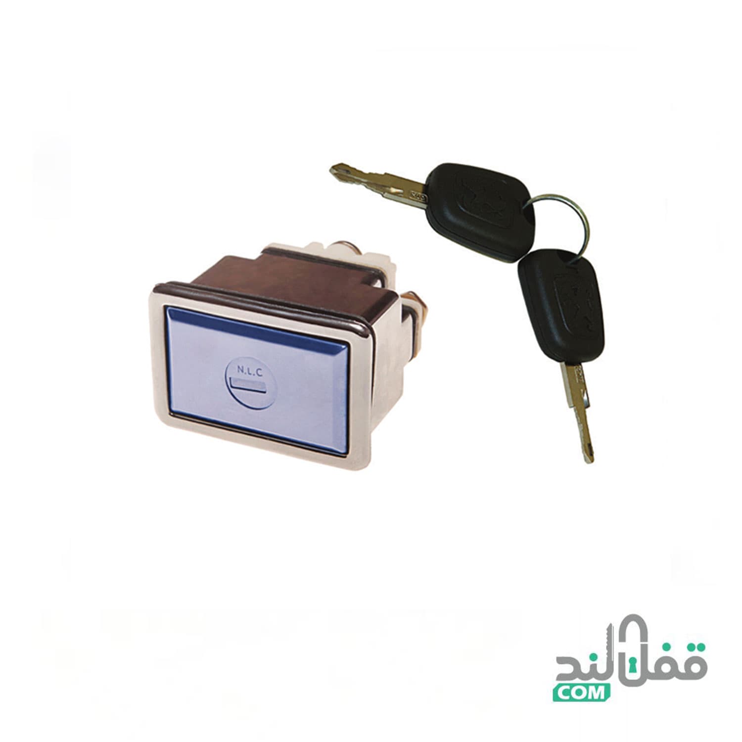 قفل و سوئیچ صندوق پژو 405 مستطیلی کد PU20165 — تصویر ۲