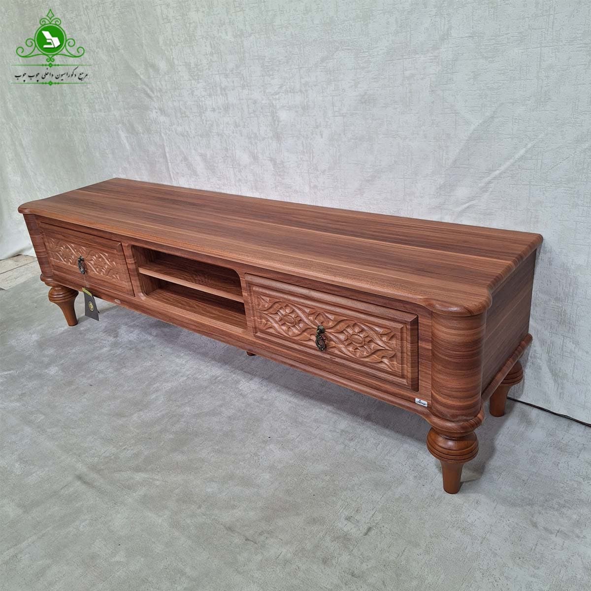 میز تلویزیون MDF وکیوم مدل انزو — تصویر ۶