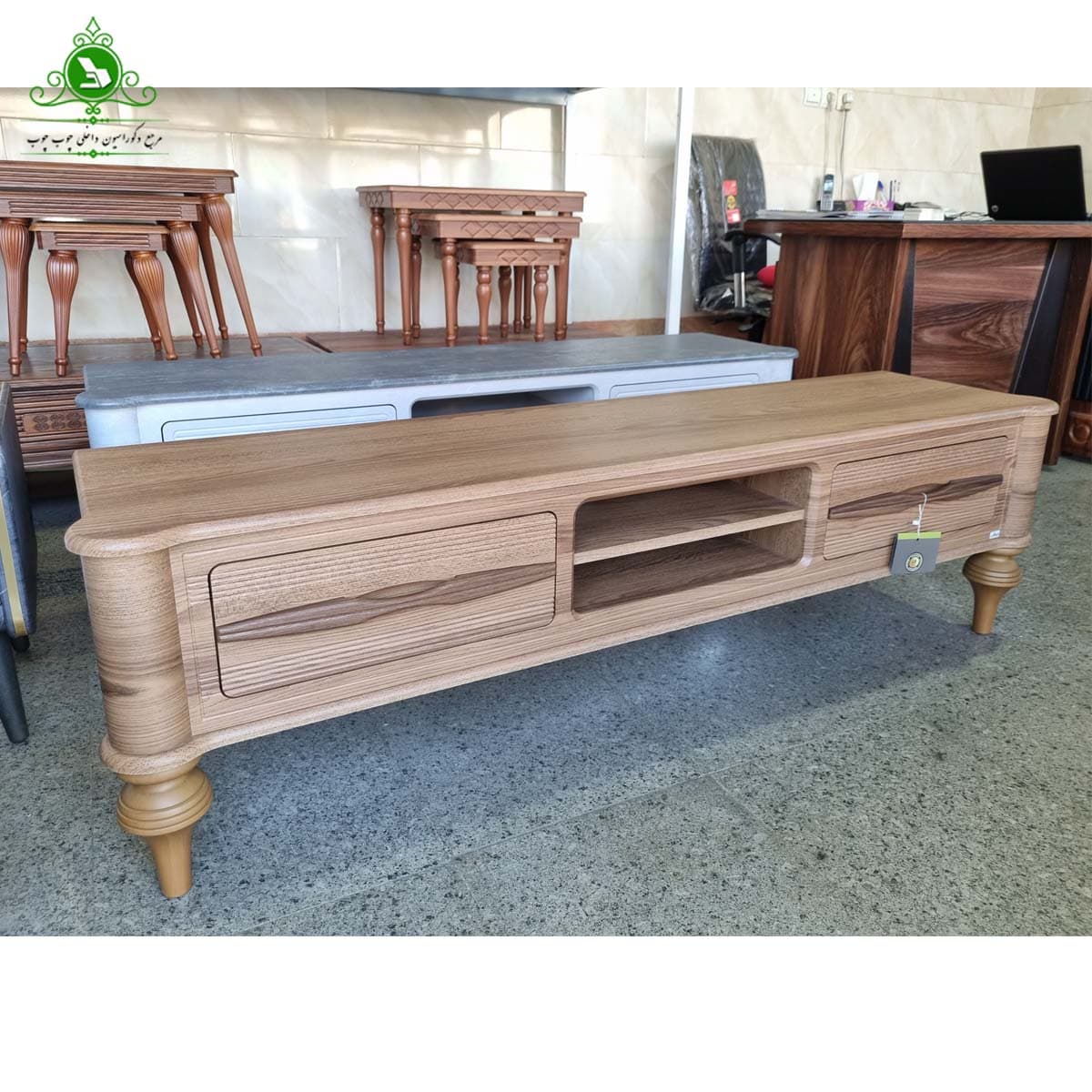 میز تلویزیون MDF وکیوم مدل انزو نیو — تصویر ۴