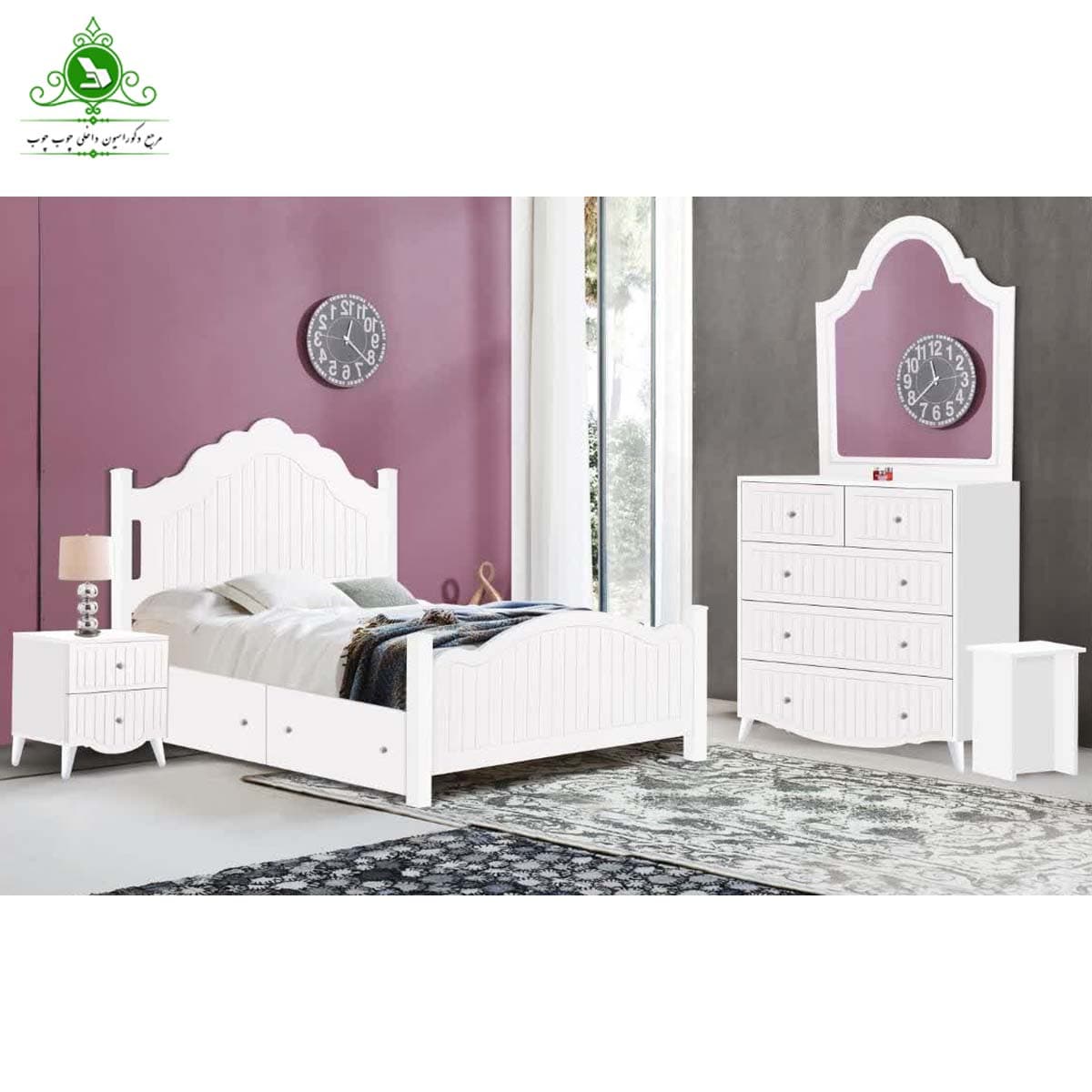 تخت خواب یک نفره مدل ناهید — تصویر ۳