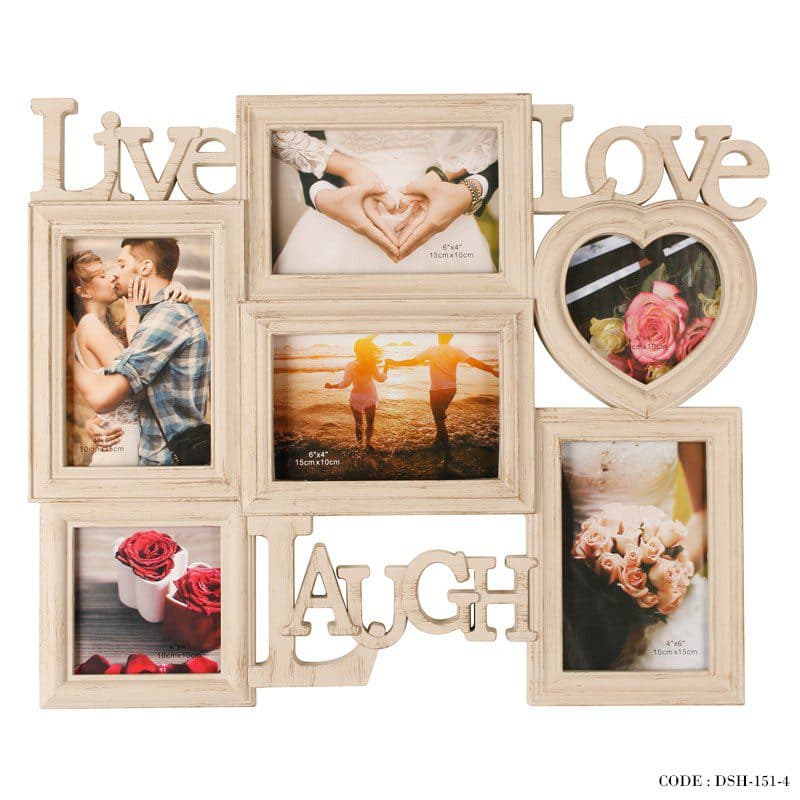 قاب عکس 6تایی طرح love — تصویر ۲