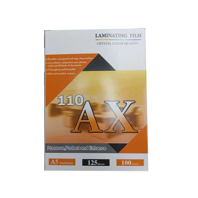 طلق پرس کارت 125 میکرون AX سایز A5 — تصویر ۲