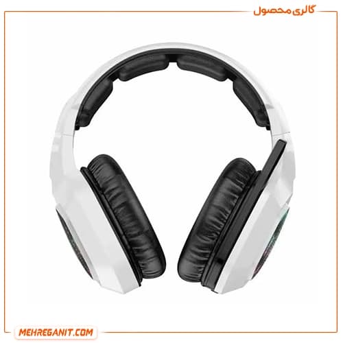 هدست گیمینگ اونیکوما مدل Onikuma B100 سفید — تصویر ۴