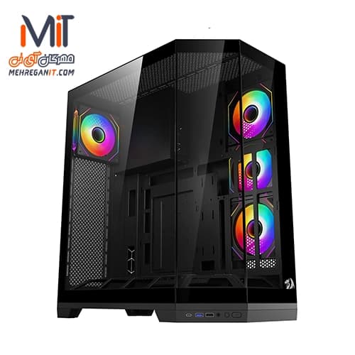 کیس گیمینگ ردراگون مدل Redragon EDGE CA-608 مشکی
