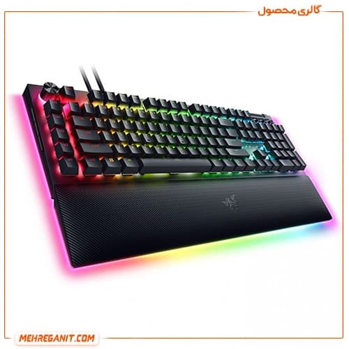 کیبورد گیمینگ ریزر مدل BlackWidow V4 Pro (Yellow Switch) — تصویر ۶