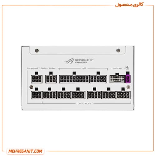 پاور کامپیوتر ایسوس مدل Asus ROG Strix 1000W Platinum سفید — تصویر ۷