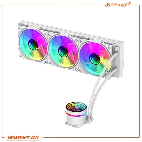 خنک کننده مایع پردازنده گیم مکس مدل GameMax IceBurg 360 Infinity سفید — تصویر ۳