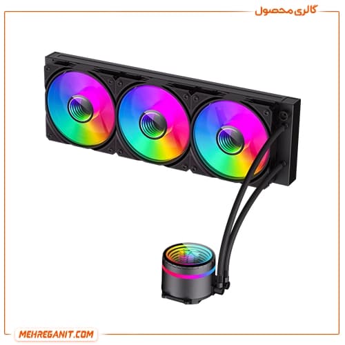 خنک کننده مایع پردازنده گیم مکس مدل GameMax IceBurg 360 Infinity مشکی — تصویر ۳