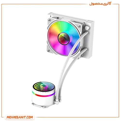 خنک کننده مایع پردازنده گیم مکس مدل GameMax IceBurg 120 Infinity سفید — تصویر ۳