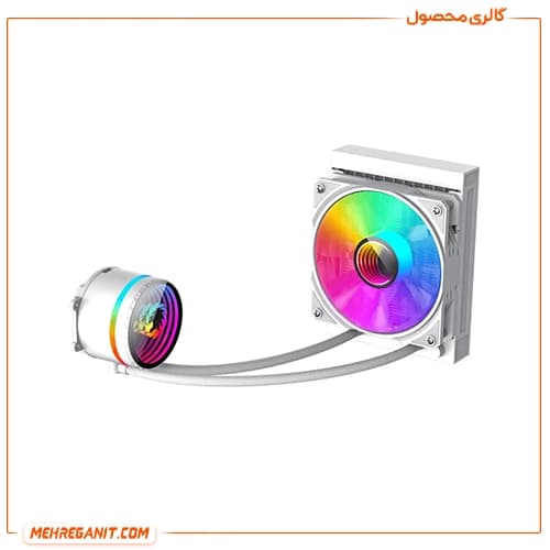 خنک کننده مایع پردازنده گیم مکس مدل GameMax IceBurg 120 Infinity سفید — تصویر ۴
