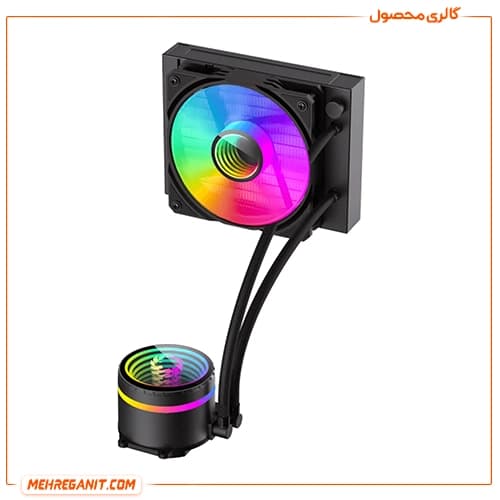 خنک کننده مایع پردازنده گیم مکس مدل GameMax IceBurg 120 Infinity مشکی — تصویر ۳