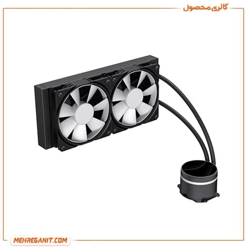 خنک کننده مایع پردازنده گیم مکس مدل GameMax IceBurg 240 Infinity مشکی — تصویر ۳