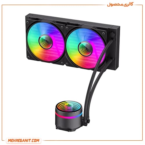 خنک کننده مایع پردازنده گیم مکس مدل GameMax IceBurg 240 Infinity مشکی — تصویر ۱۱