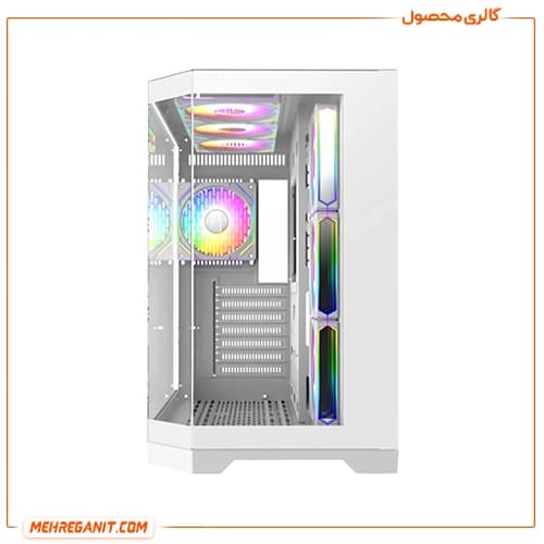 کیس گیمینگ گیم مکس مدل GameMax HYPE-A WH سفید — تصویر ۵