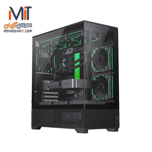 کیس گیمینگ گیم مکس مدل GameMax Vista 2 AB مشکی