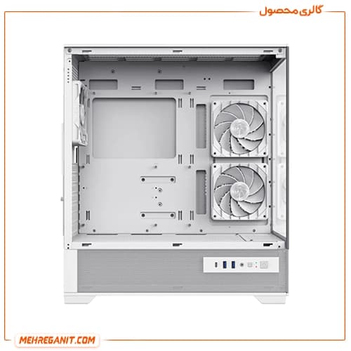 کیس گیمینگ گیم مکس مدل GameMax Vista 2 AW سفید — تصویر ۷
