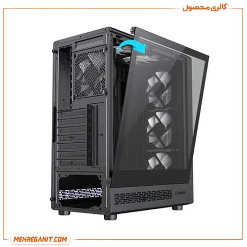 کیس گیمینگ گیم مکس مدل GameMax Storm 2 مشکی — تصویر ۵