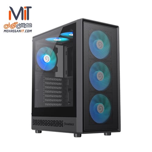 کیس گیمینگ گیم مکس مدل GameMax Storm 2 مشکی — تصویر ۹
