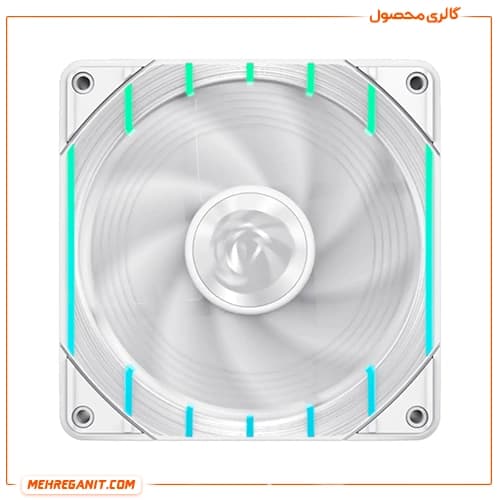 فن کیس گیم مکس مدل TORNADO T14-R سفید — تصویر ۳