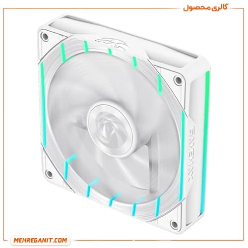فن کیس گیم مکس مدل TORNADO T14-R سفید — تصویر ۸
