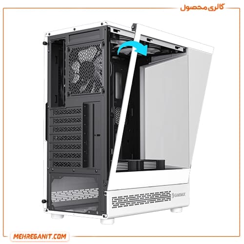 کیس گیمینگ گیم مکس مدل GameMax Vista COC سفید — تصویر ۸