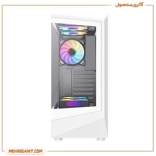 کیس گیمینگ گیم مکس مدل GameMax Vista COC سفید — تصویر ۱۱