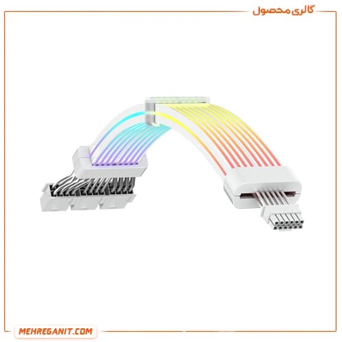 کابل اسلیو گیم مکس 12VHPWR سفید — تصویر ۳