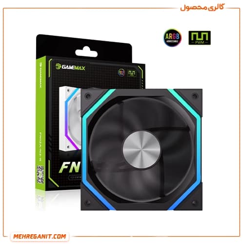 فن کیس گیم مکس مدل FN12A-N2 R مشکی — تصویر ۹
