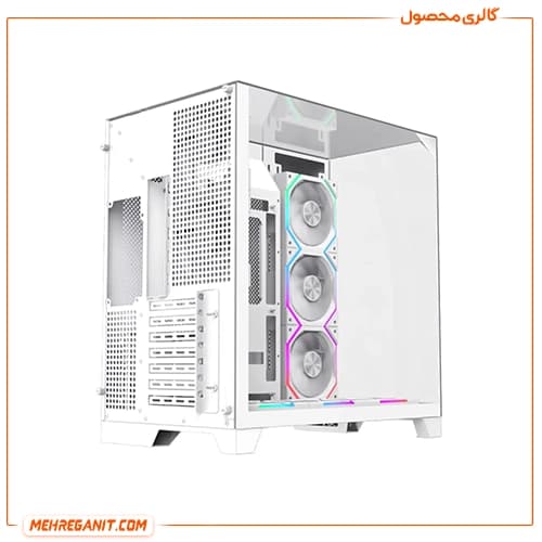 کیس گیمینگ گیم مکس مدل GameMax Infinity Pro WH سفید — تصویر ۶