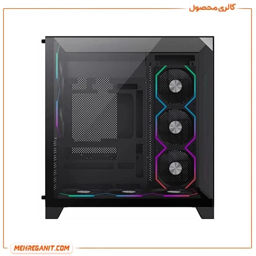 کیس گیمینگ گیم مکس مدل GameMax Infinity Pro BK مشکی — تصویر ۴